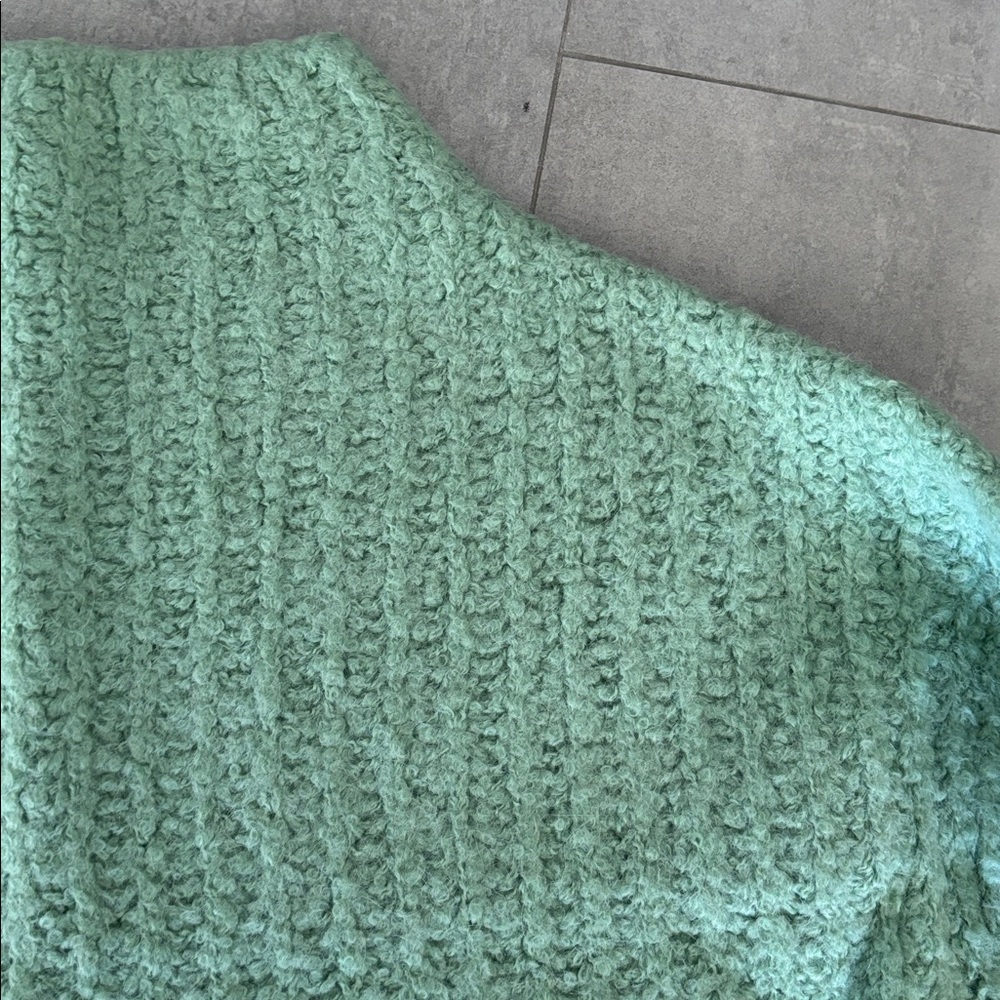 Massimo Dutti Green Cowl Neck Sweater - Picture 2 of 5